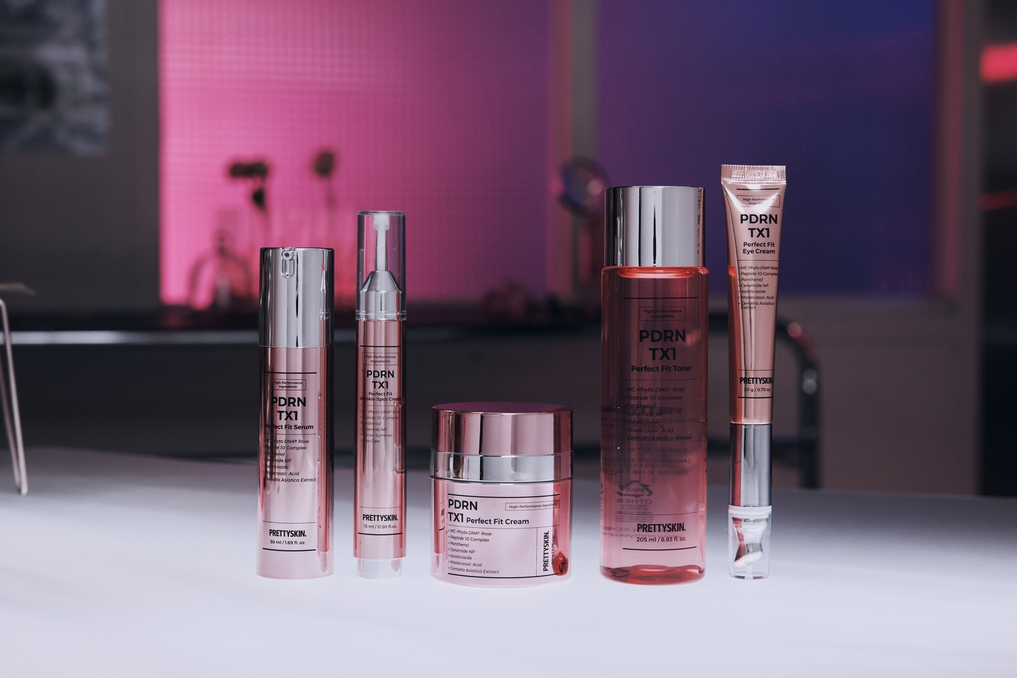 PRETTYSKIN PDRN TX1 cilt bakım serisi