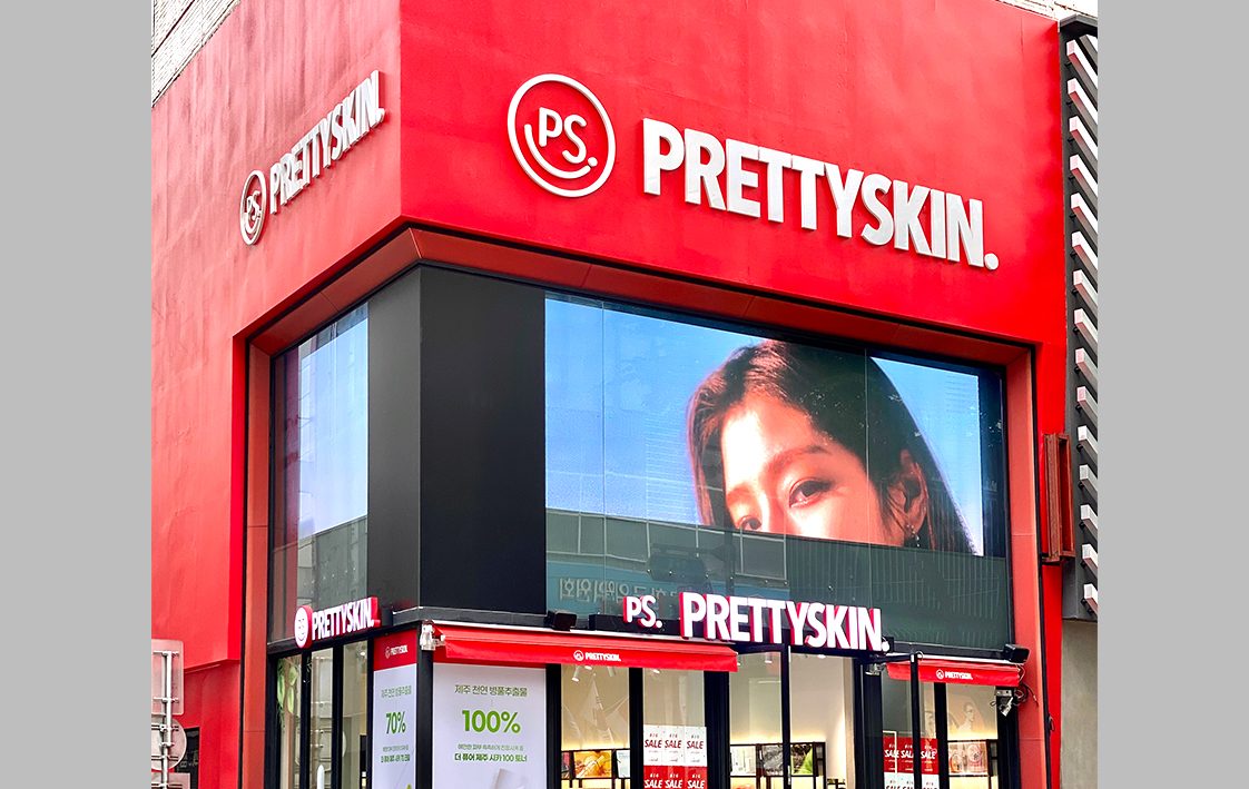 PRETTYSKIN mağazaı, Güney Kore