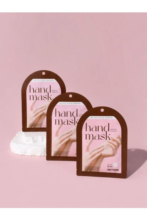 PS PRETTYSKIN Bliss Rich Renew Hand Mask 16 ml | Nemlendirici El Bakım Maskesi 3lü Set