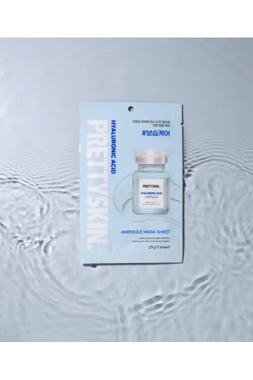 PS PRETTYSKIN Cica Ampoule Mask Sheet 23g& PS PRETTYSKIN Hyaluronic Acid Ampoule Mask Sheet 23g  10LU SET