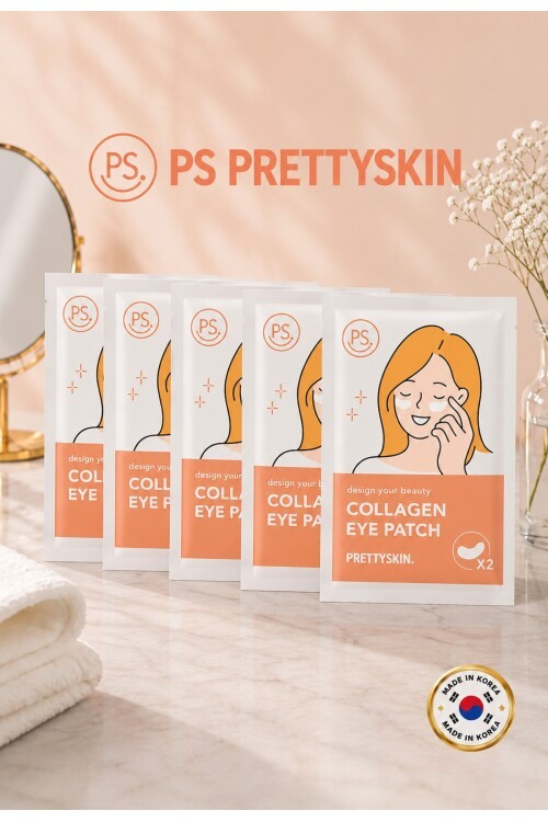 PS PRETTYSKIN Collagen Eye Patch  | Kolajen Göz Altı Maskesi 5li Set