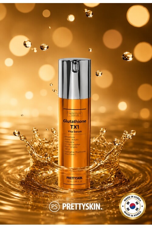 PS PRETTYSKIN Glutathione TX1 Vita Serum 50 ml | Aydınlatıcı ve Leke Karşıtı Cilt Serumu