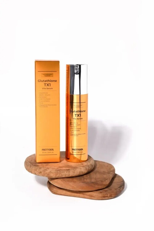 PS PRETTYSKIN Glutathione TX1 Vita Serum 50 ml | Aydınlatıcı ve Leke Karşıtı Cilt Serumu