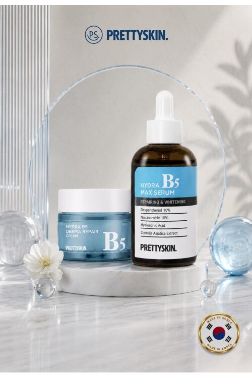 PS PRETTYSKIN Hydra B5 Derma Repair Cream & Hydra B5 Max Serum