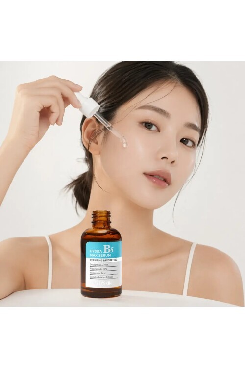 PS PRETTYSKIN Hydra B5 Max Serum 50 ml | Niacinamide %10 & Panthenol %10 Nemlendirici Leke Karşıtı Yüz Serumu