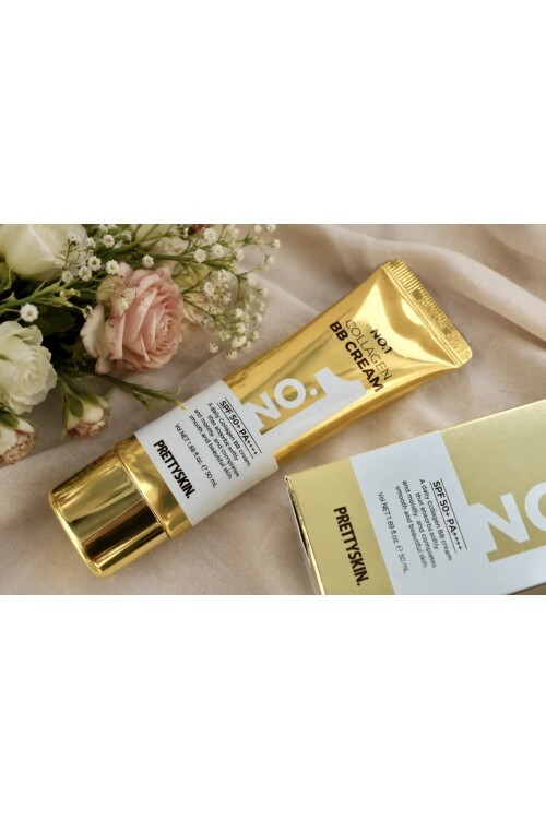PS PRETTYSKIN No.1 Collagen BB Cream SPF50+ PA++++ 50 ml Kolajen İçerikli Nemlendirici Kapatıcı BB Krem