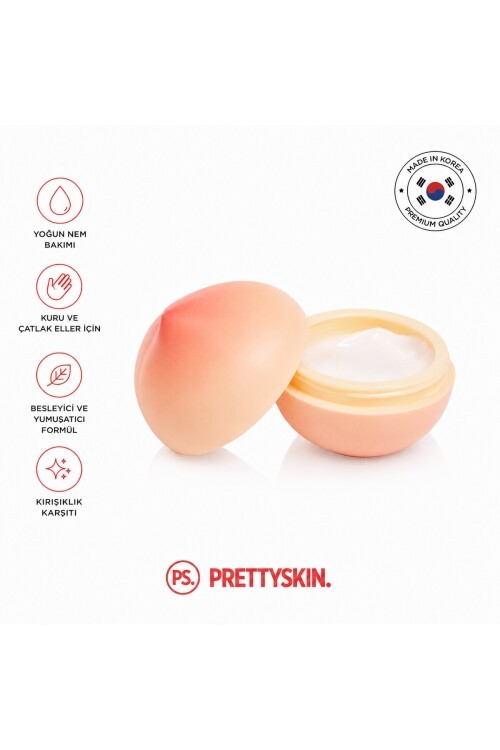 PS PRETTYSKIN Peach Hand Cream 35gr | Nemlendirici Şeftali Özlü El Kremi