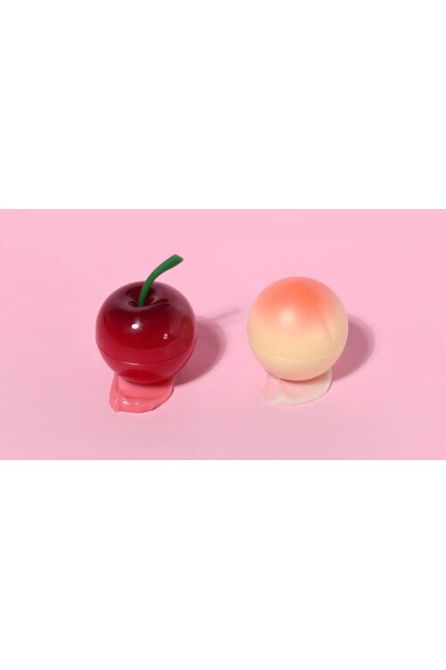 PS PRETTYSKIN Peach Lip Balm  & Cherry Lip Balm 9g