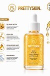 PS PRETTYSKIN 24K Gold Collagen Ampoule 50 ml | Altın ve Kolajen İçerikli Sıkılaştırıcı Yüz Serumu