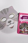 PS PRETTYSKIN Animal Cat Anti-Wrinkle Mask 25 gr | Kırışıklık Karşıtı Nemlendirici Kağıt Yüz Maskesi 4lü Set
