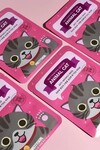 PS PRETTYSKIN Animal Cat Anti-Wrinkle Mask 25 gr | Kırışıklık Karşıtı Nemlendirici Kağıt Yüz Maskesi 4lü Set