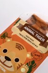 PS PRETTYSKIN Animal Tiger Aqua Mask 25gr | Nemlendirici Kaplan Desenli Kağıt Yüz Maskesi 4lü Set