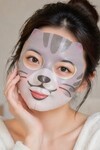 PS PRETTYSKIN Animal Tiger Aqua Mask & Animal Cat Anti-Wrinkle Mask 6lı Set 25g