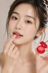 PS PRETTYSKIN Peach Lip Balm  & Cherry Lip Balm 9g